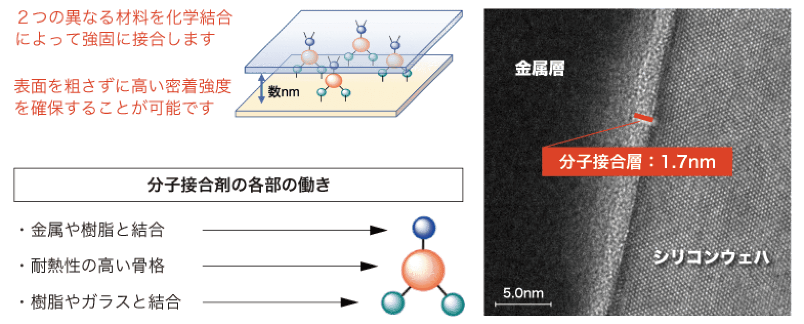 分子接合技術 i-SB法︎®（プロセス）